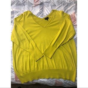 Plus size Deep v-neck sweater
